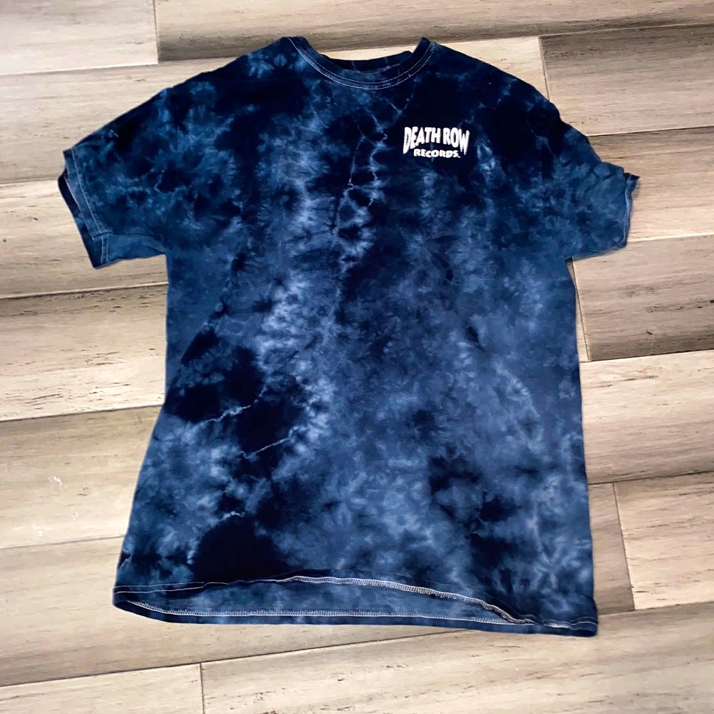 Tie dye Death Row Records graphic tee unisex